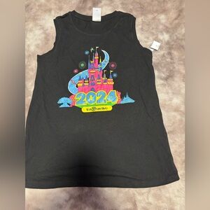 Walt Disney World 2024 Castle Fireworks Sleeveless Tank Black Adult S New
(668)